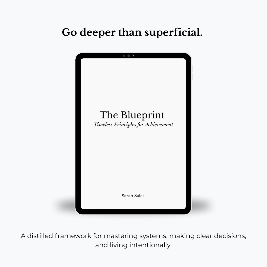 The Blueprint: Timeless Principles for Achievement (1st Edition)